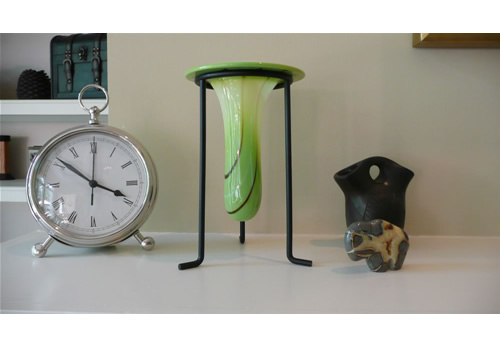 avacado drop glass vase